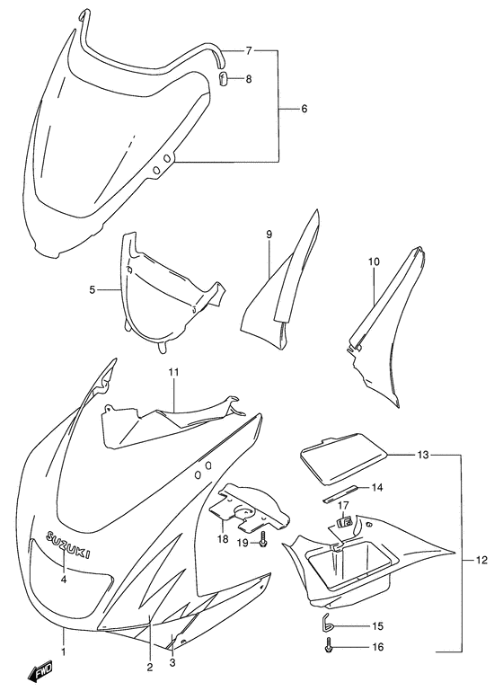 Cowling body