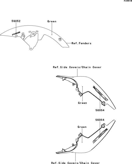 ZR750 Decals(green)(pcf)