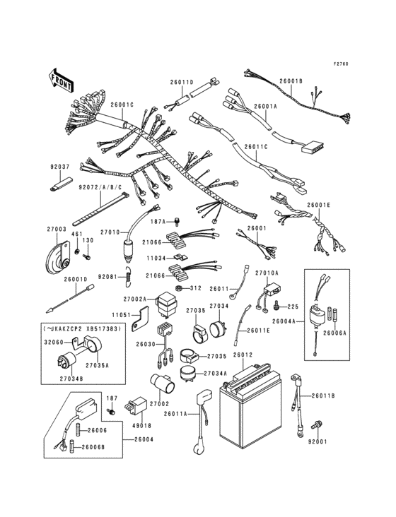 Chassis electrical equipment(1/2)