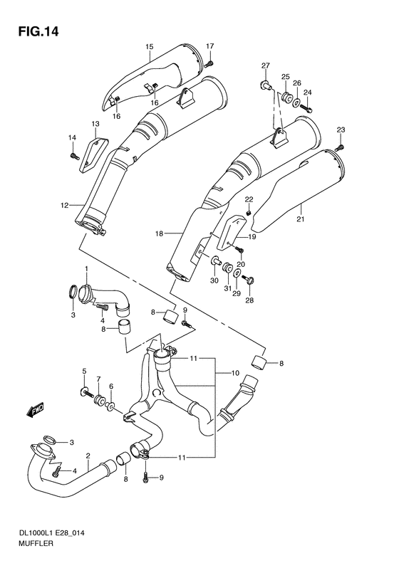 Muffler comp