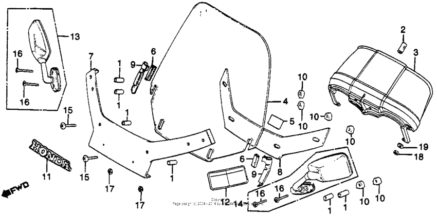 Gl500 windscreen
