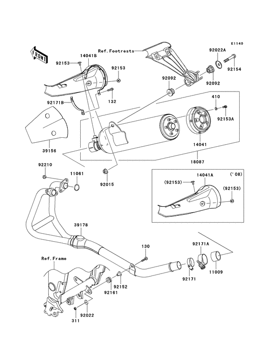 Muffler comp