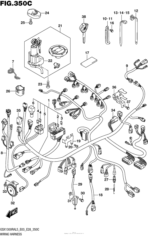 Wiring Harness (Gsx1300Ral5 E33)