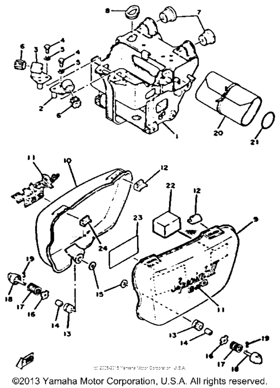 Side cover - battery box