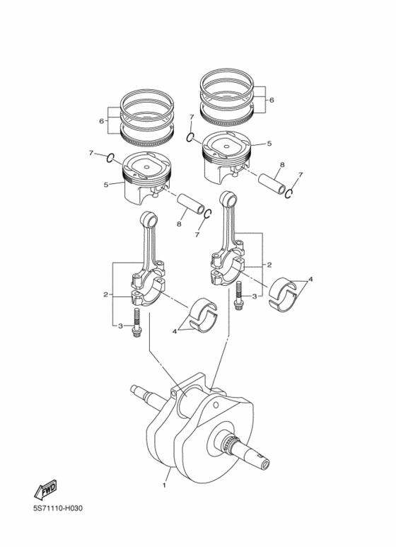 Crankshaft & piston