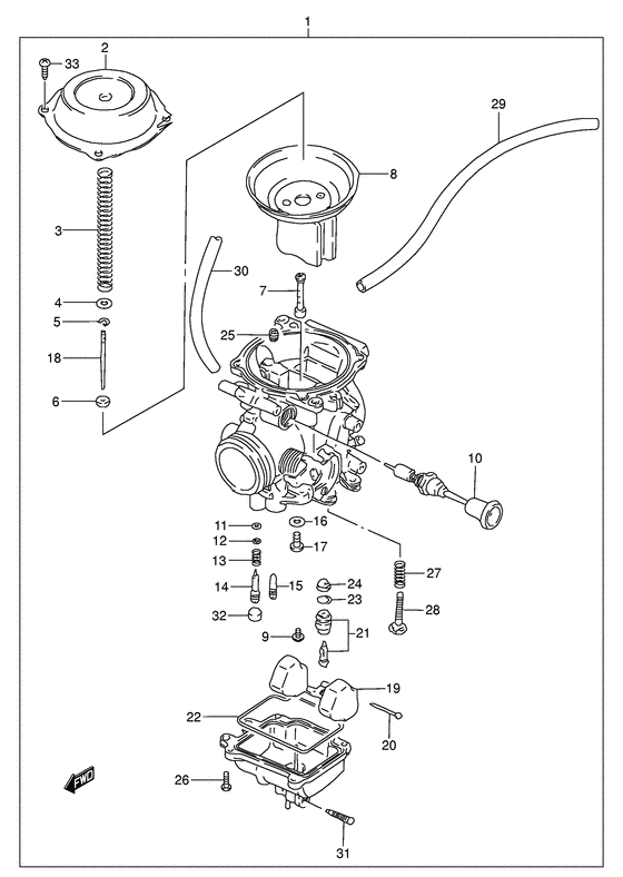 Carburetor assy