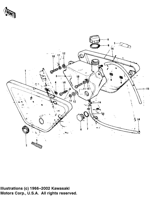 Side covers/oil tank