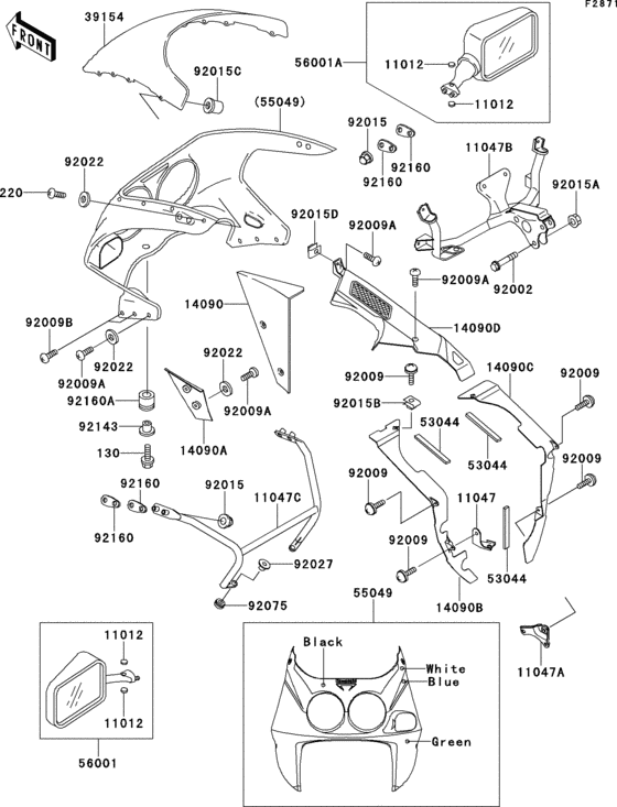 Cowling(zx750-m1)