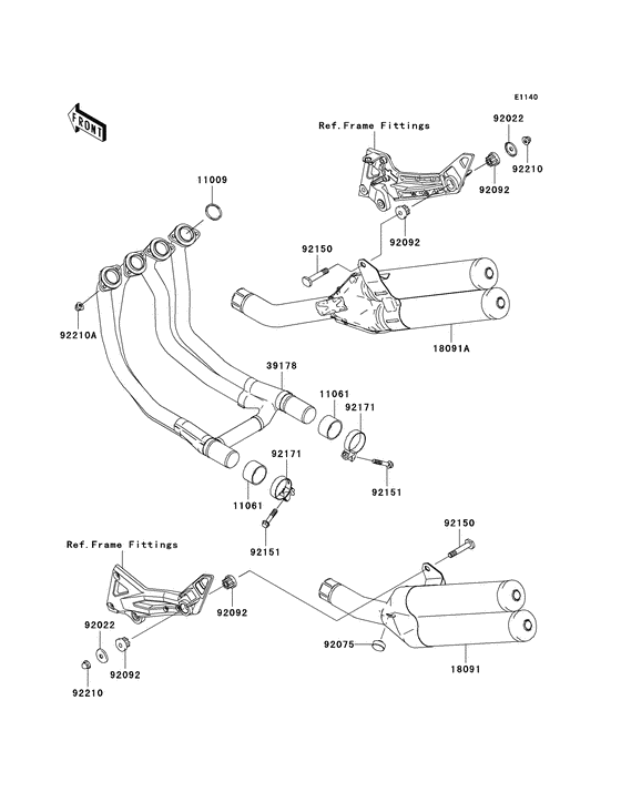 Muffler comp