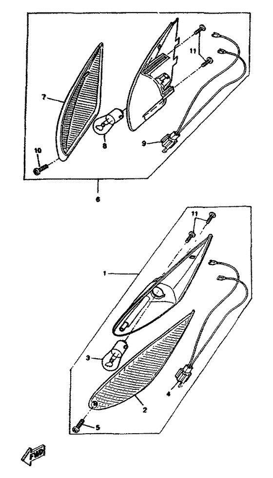 CW50RS Поворотники