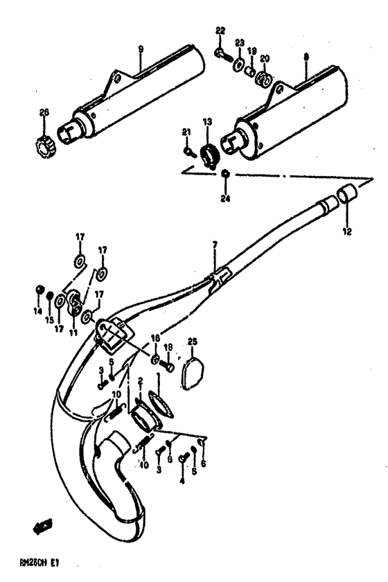 Muffler comp