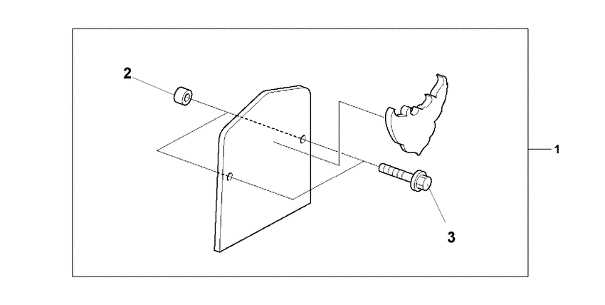 VT1100C3 Backrest plate