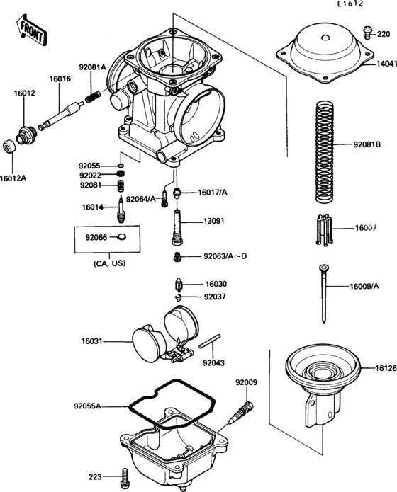 Carburetor parts(1/2)
