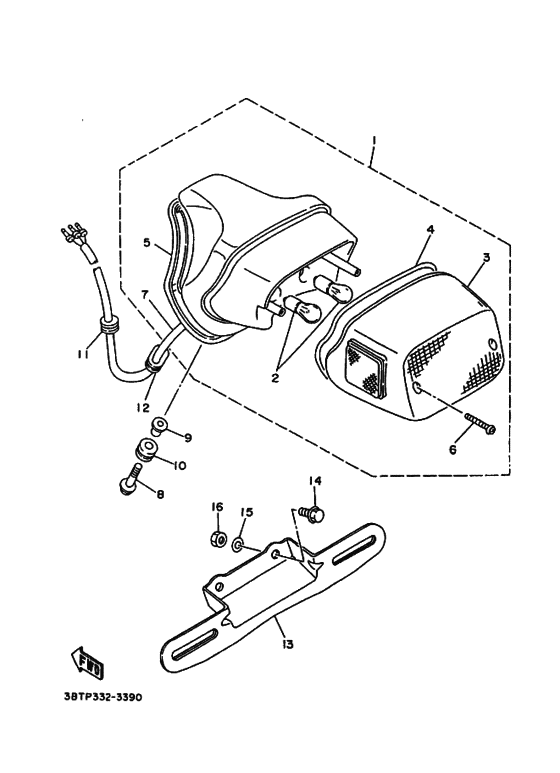Taillight unit ass`y