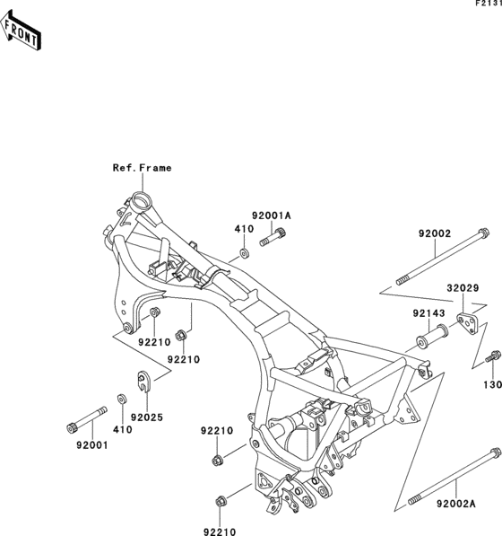 ZG1000 Рама ,крепежные детали