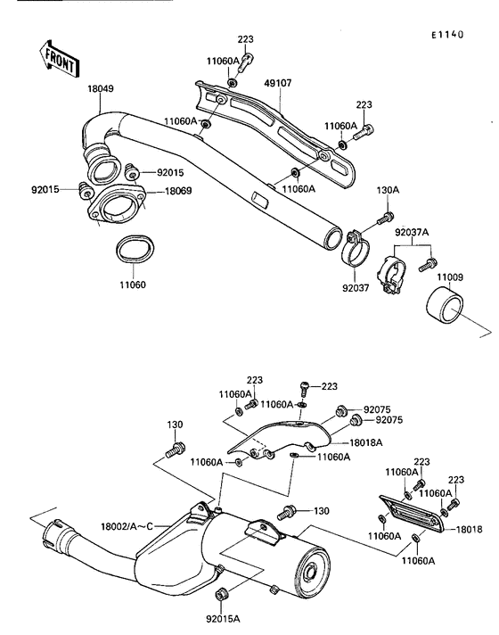 Muffler comp