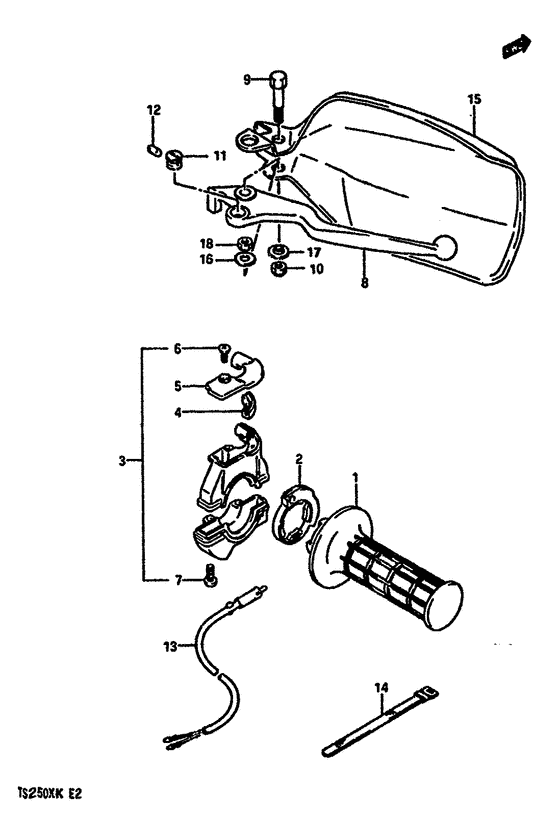 Right handle switch