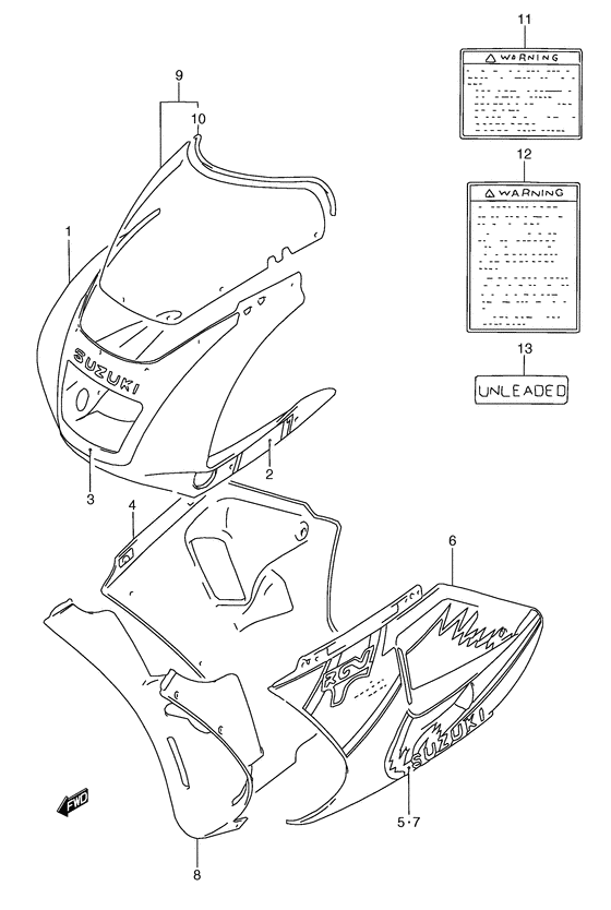 Cowling  body