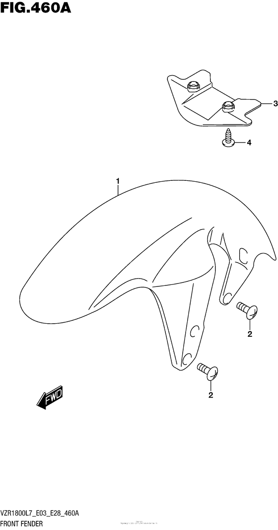 Front Fender (Vzr1800L7 E28)