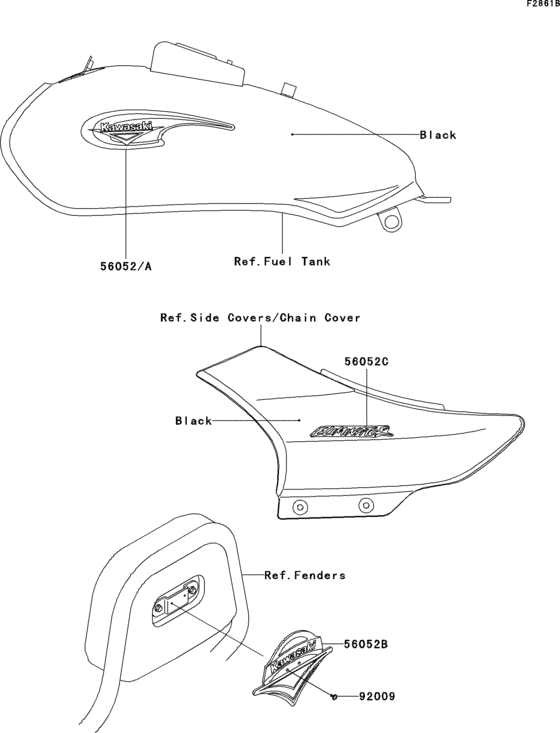 BN125 Decals(black)(a7f)