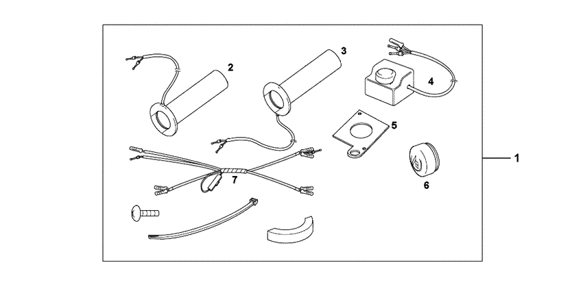 GL1500CD Grip heater custom's