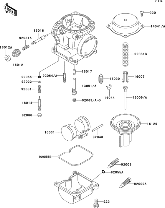 Carburetor parts(1/2)