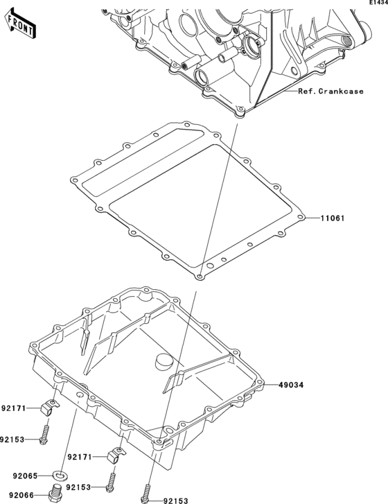 ZX1000 Маслянный поддон