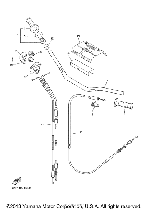 YZ250FYL Троса