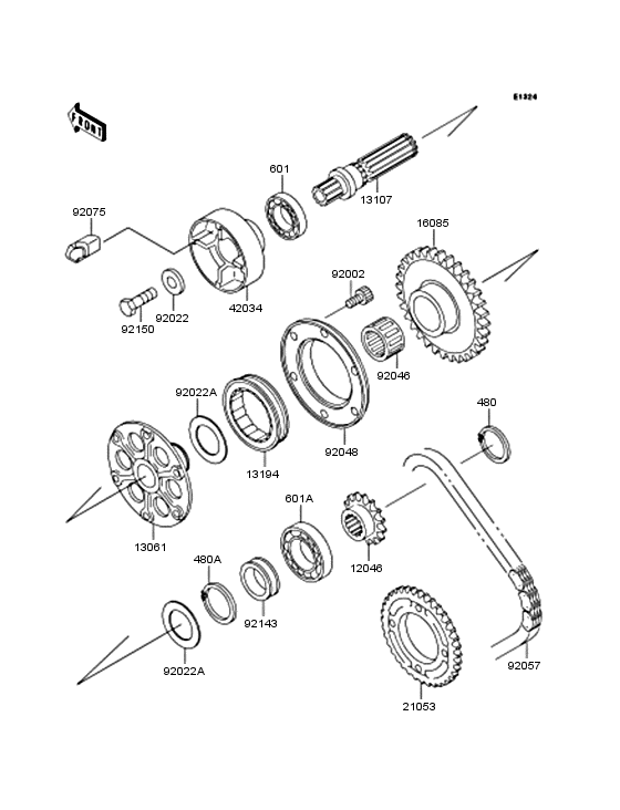 Generator shaft