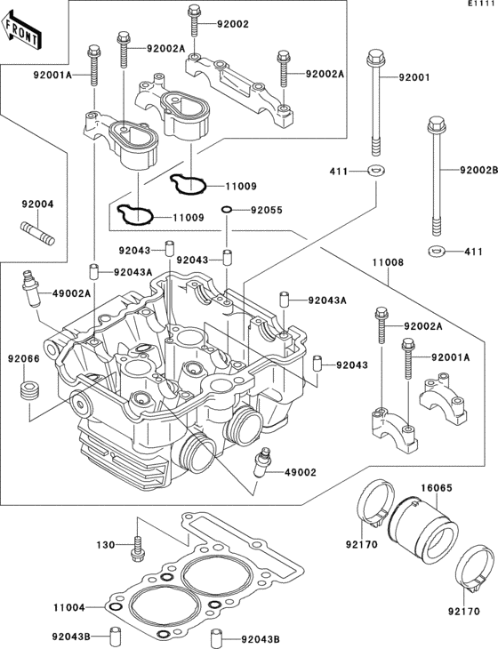 EL250 Головка цилиндров
