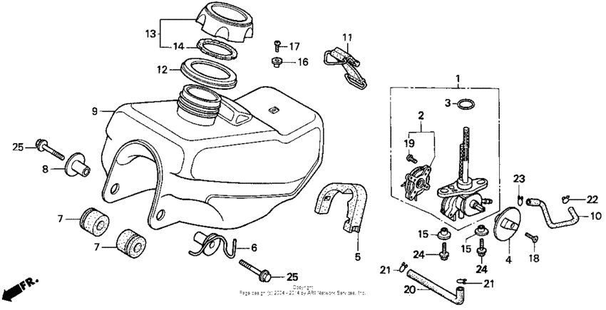 EZ90 Топливный бак