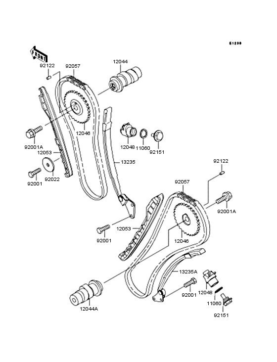 VN800 Распредвал