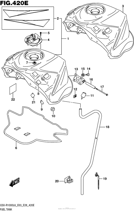Fuel Tank (Gsx-R1000Al6 E33)