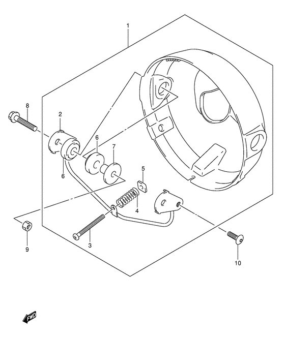 SV650 Фара головного света