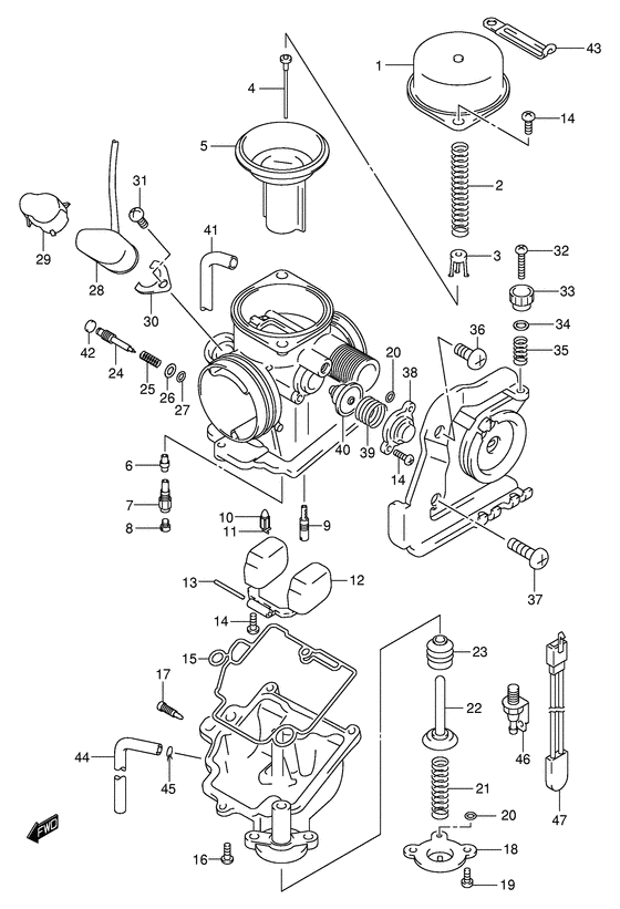 Carburetor assy