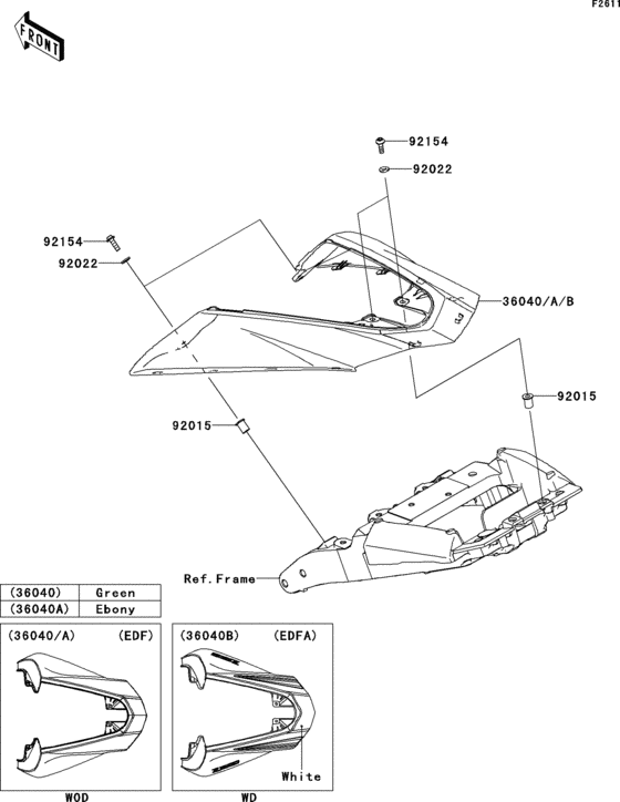 ZR1000 Боковые обтекатели