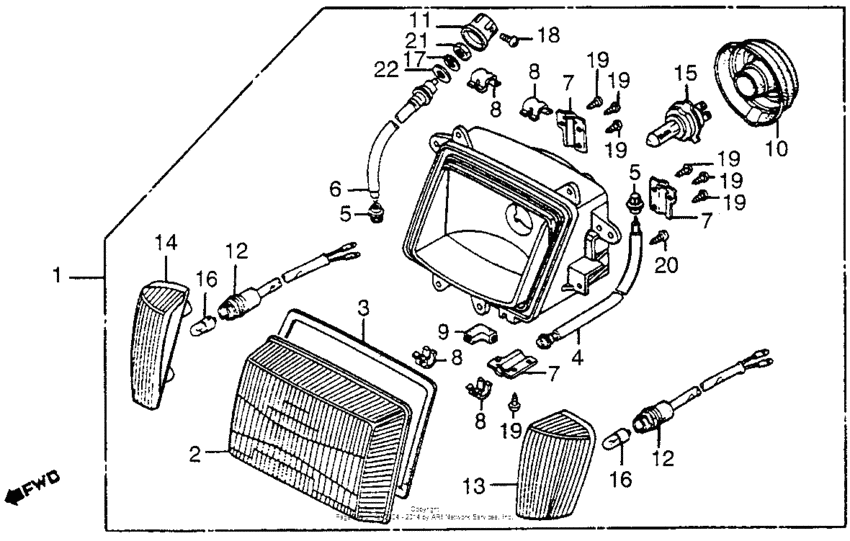 1200i/alheadlight 84-85