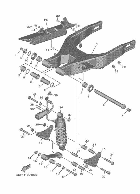 Rear arm & suspension
