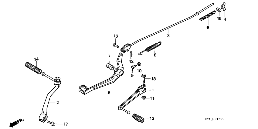 Brake pedal assy