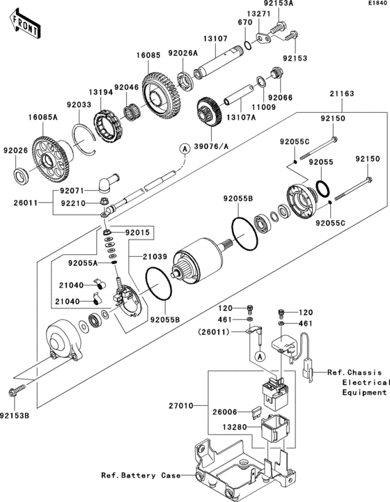 ZX1400 Стартер