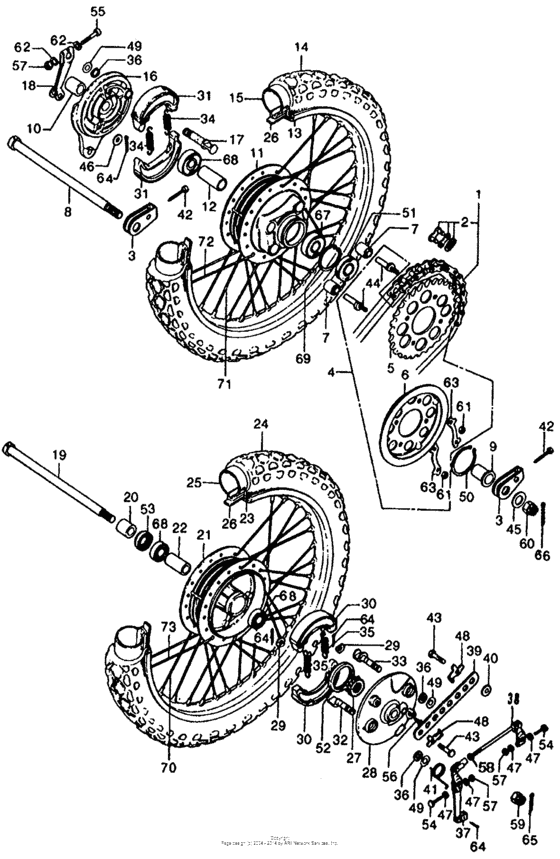 Cl front wheel + real wheel