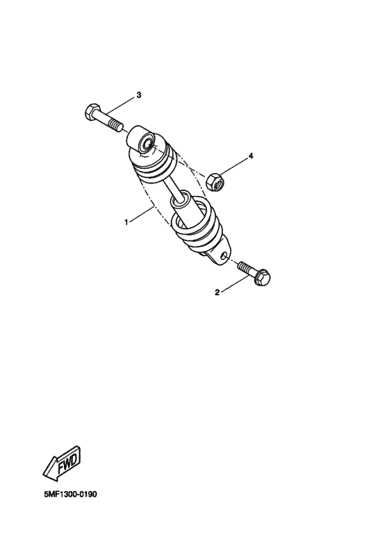 XN125 Задняя подвеска