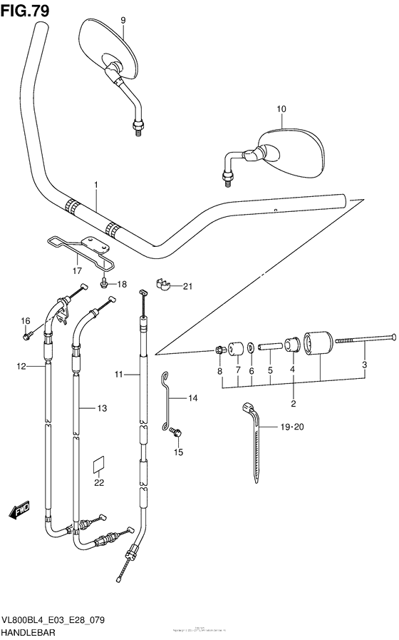 Handlebar (Vl800Bl4 E33)