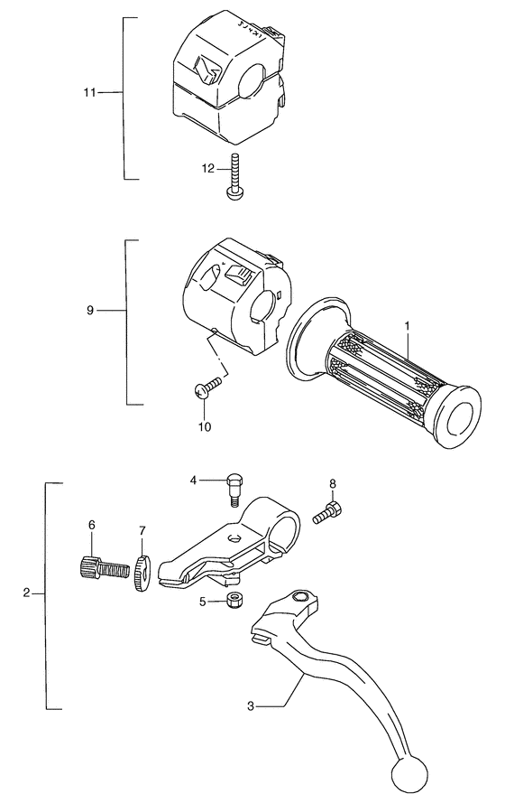 Left handle switch