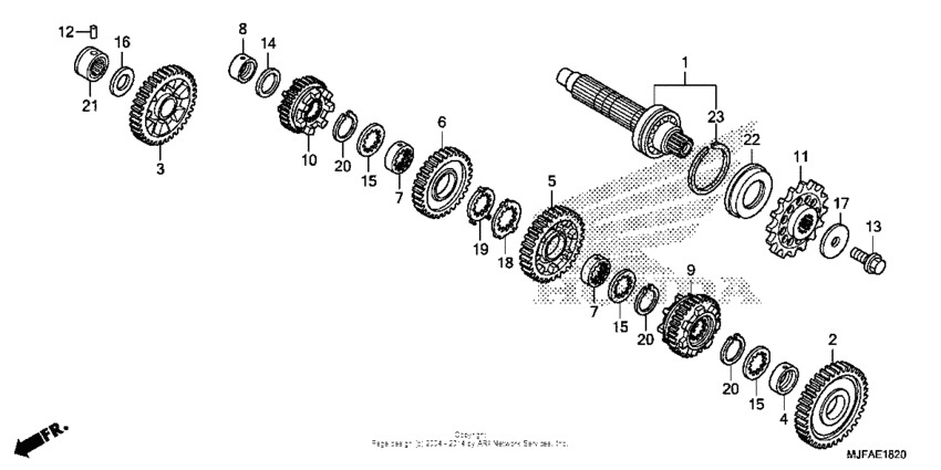 Transmission (countershaft) (ctx700d)