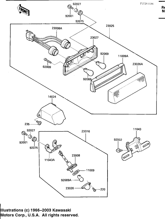 Taillight unit ass`y