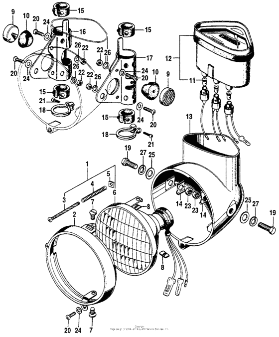 Headlight (stanley) + speedometer