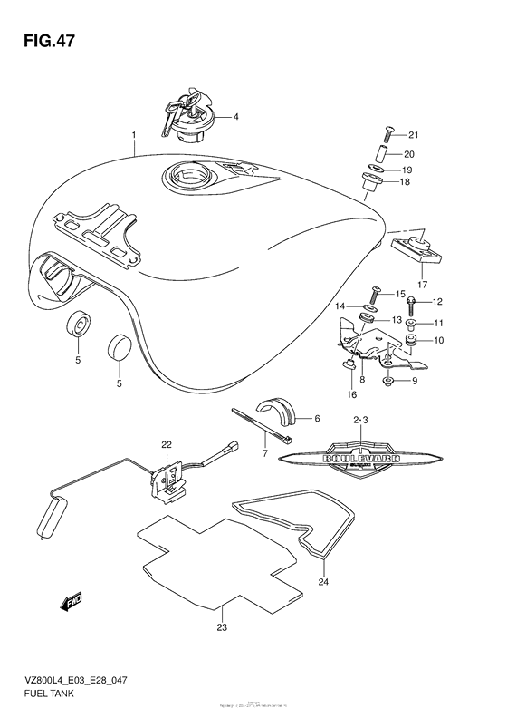 Fuel Tank (Vz800L4 E03)