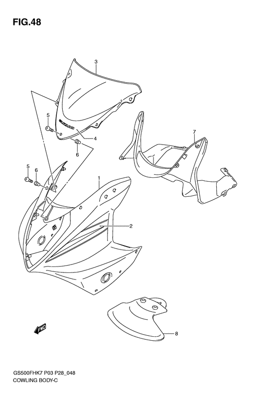 Cowling body
