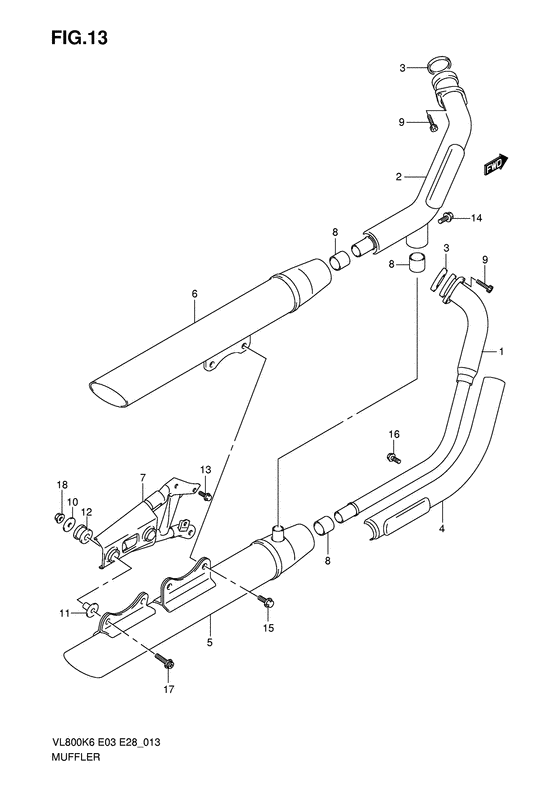 Muffler comp